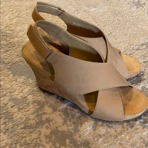 Cork wedges-super comfy!